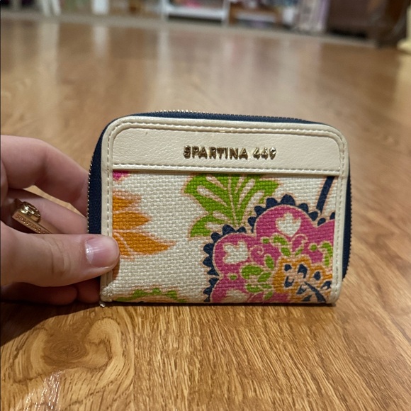 Spartina 449 Handbags - Spartina 449 Lime Green Leather Card Holder